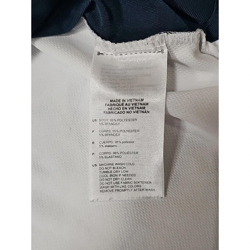 ADIDAS Colorblock Polo Golf Shirt SilverHorn Right Sleeve Embroidered - Men's XL